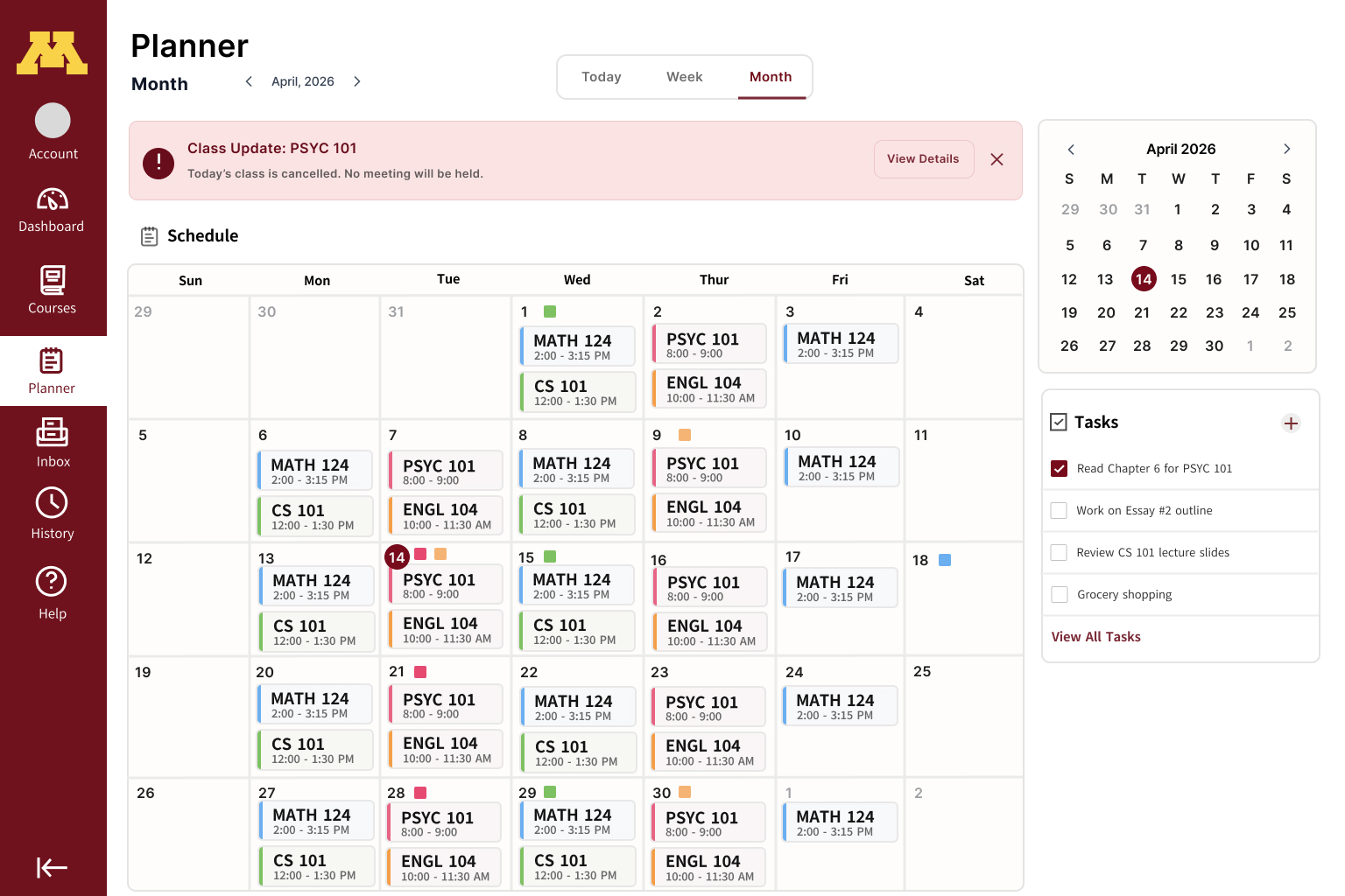 Month View